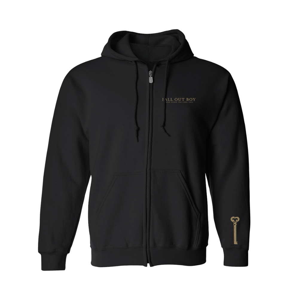 KEYHOLE ZIP HOODIE
