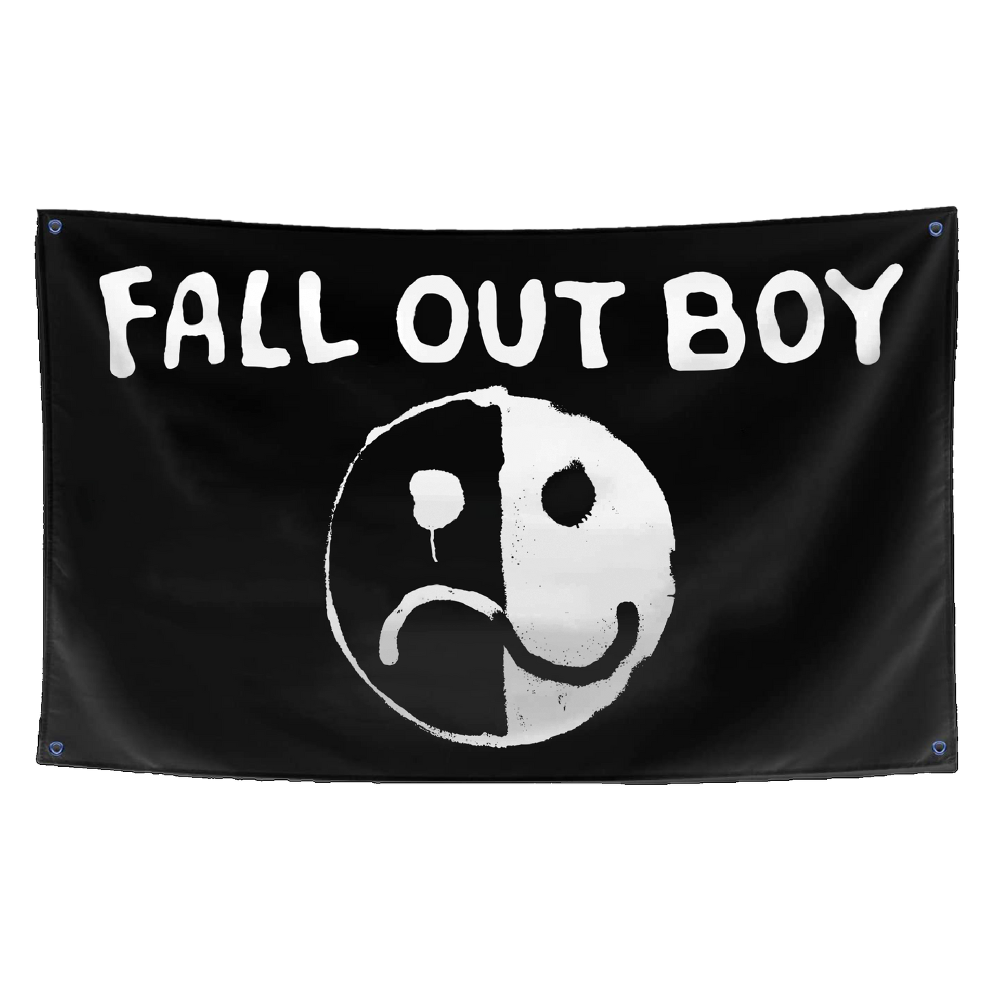SMILE/FROWN WALL FLAG