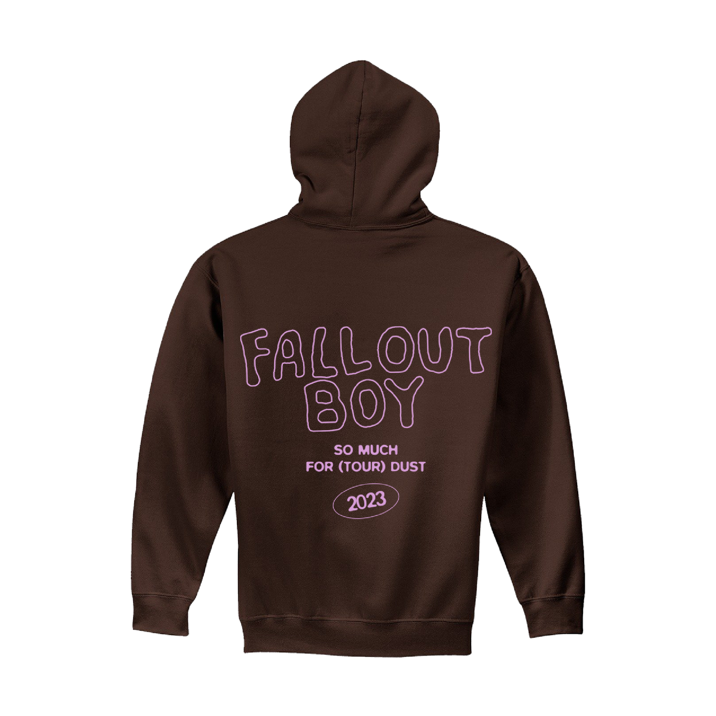 BROWN SMILE/FROWN PULLOVER HOODIE