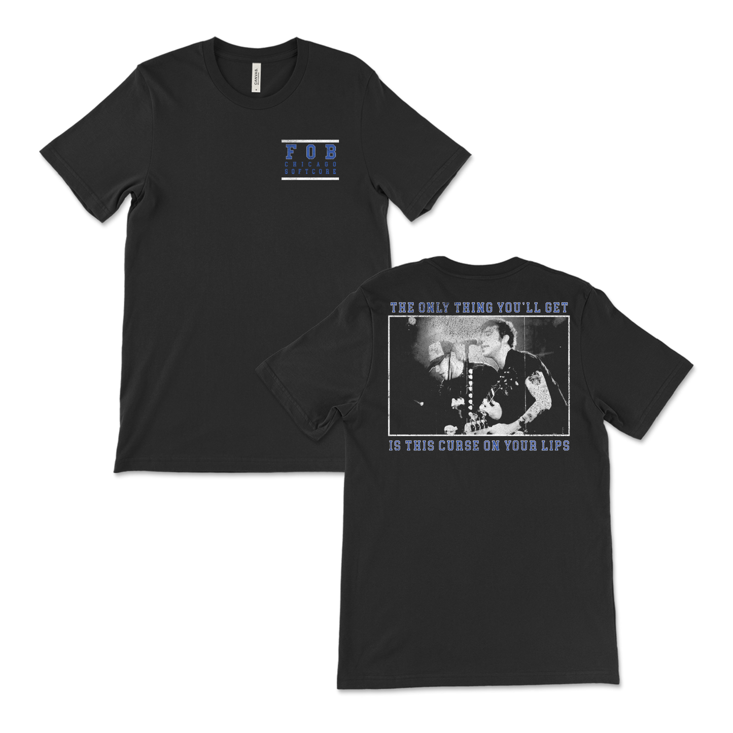 CHICAGO SOFTCORE BLACK T-SHIRT