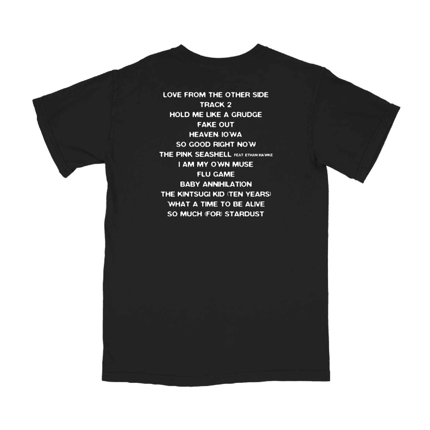 SO MUCH (FOR) STARDUST TRACKLIST T-SHIRT