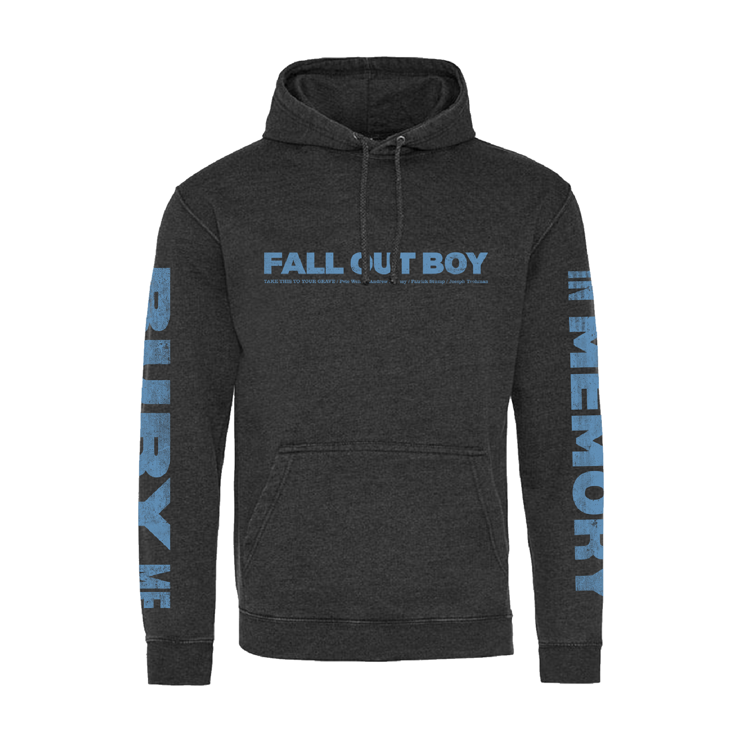 BURY ME IN MEMORY WASHED PULLOVER HOODIE